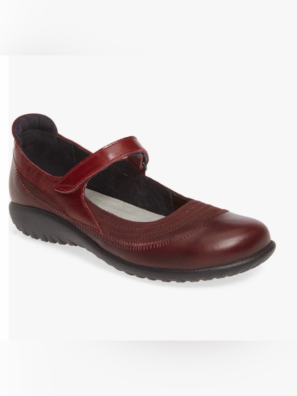 Noat Kire Mary Jane Flat (Women) Violet/ Bordeaux Leather US 8/ 39 EU